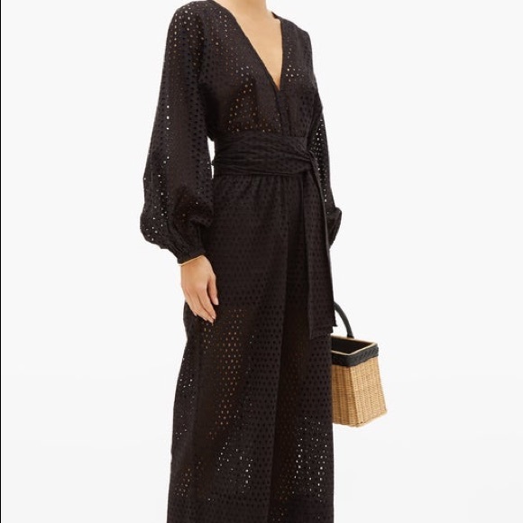 RHODE Blake Eyelet Cropped Jumpsuit - Picture 3 of 6